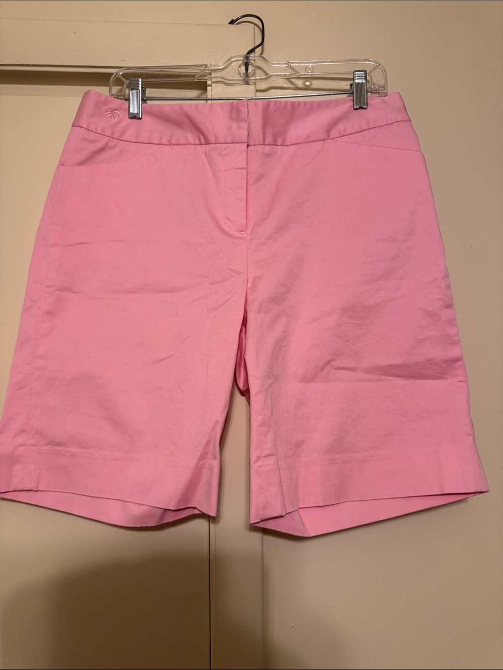 Lilly Pulitzer Pink Mid-Rise Bermuda Shorts